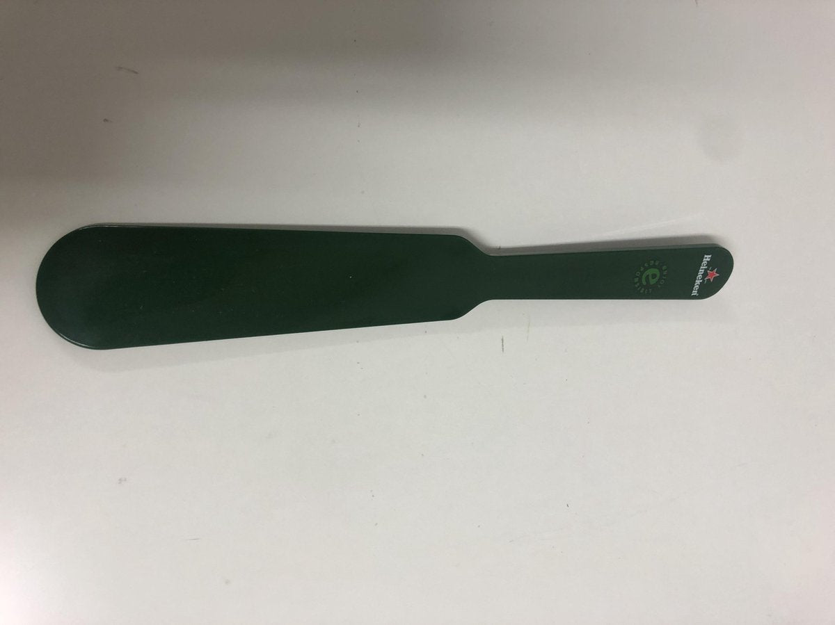 1 x Heineken twisted afschuimer bierafschuimer bierspatel bier spatel groen