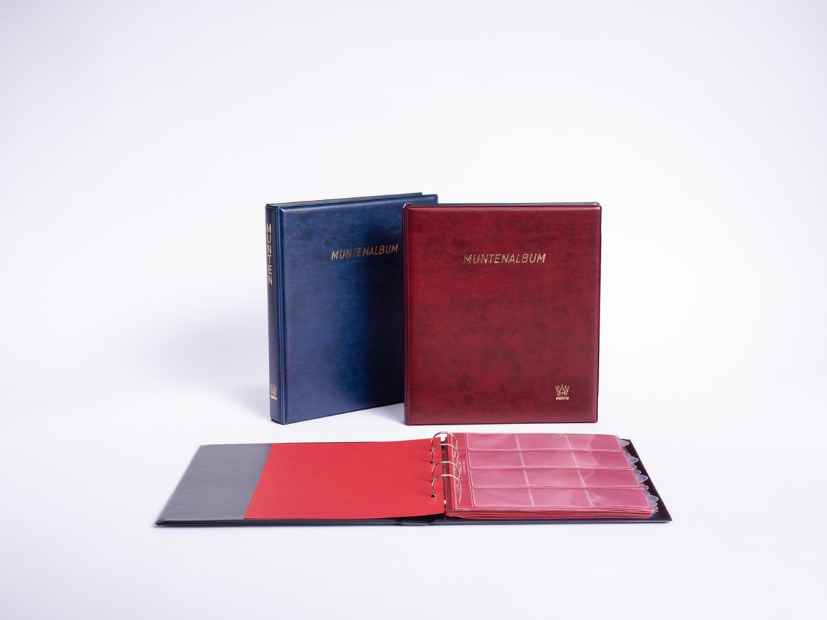 Importa POPULAIR de Luxe - Rood - Gewatteerd Muntenalbum