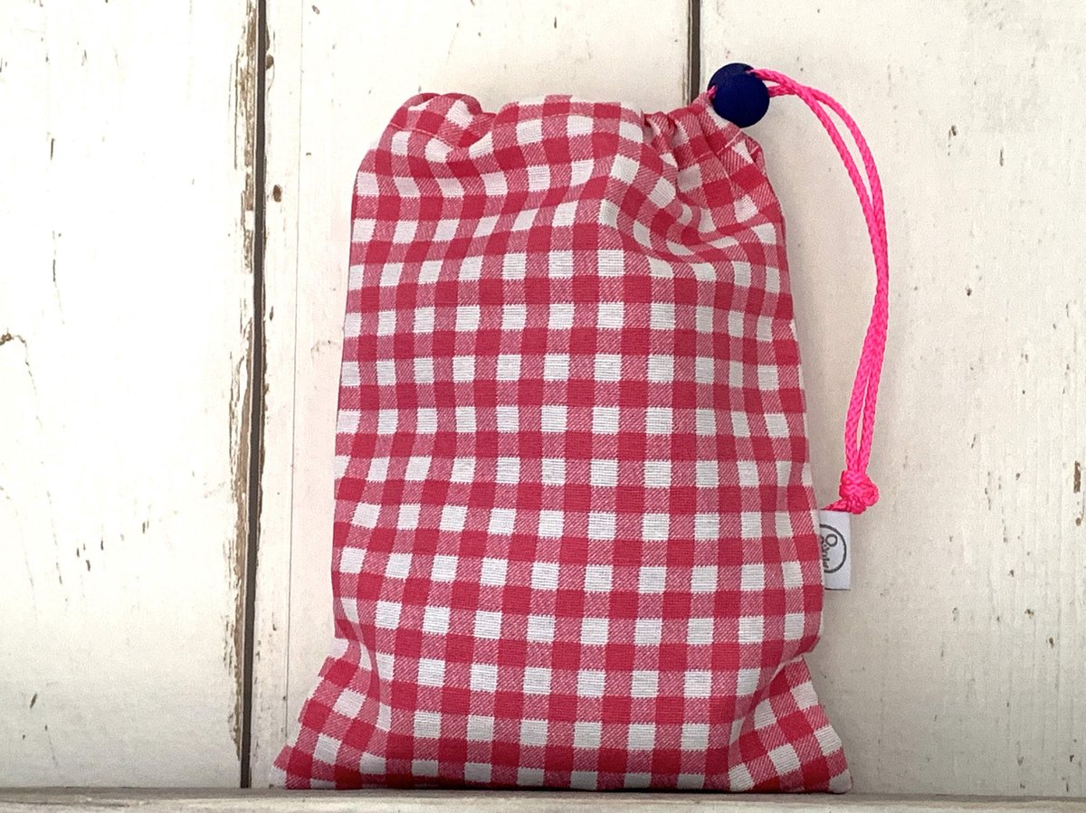 MixG | Knikkerzak | Roze/wit geruit  | Meisje