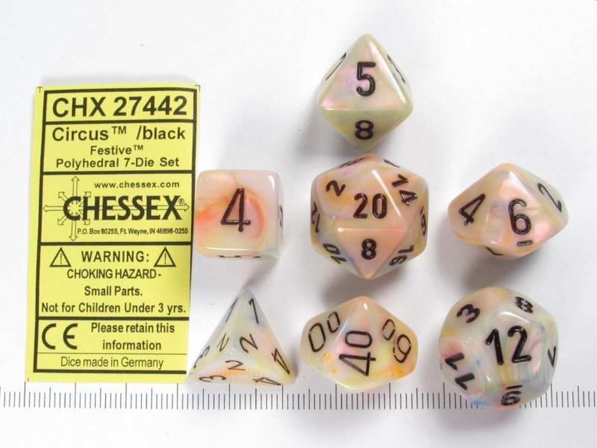 Chessex dobbelstenen set