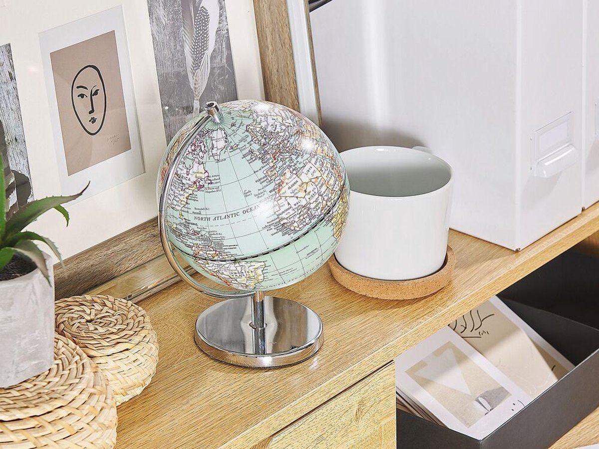 Beliani COOK - Globe - blauw - synthetisch materiaal