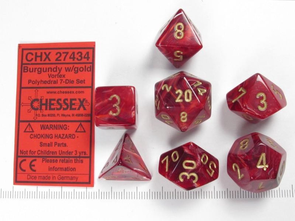 Chessex dobbelstenen set