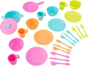 KidKraft KidKraft Speelservies 27 stuks - Felle Kleuren