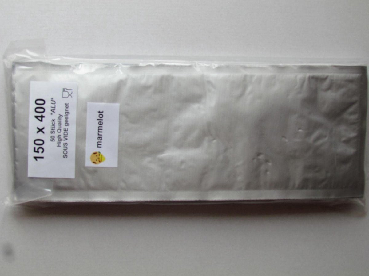 Marmelot Aluminium Vacuumzakken Mikro Structuur 15x40cm 50stuks