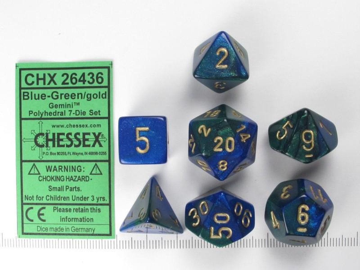Chessex dobbelstenen set
