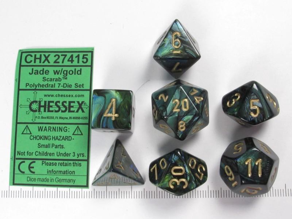 Chessex dobbelstenen set