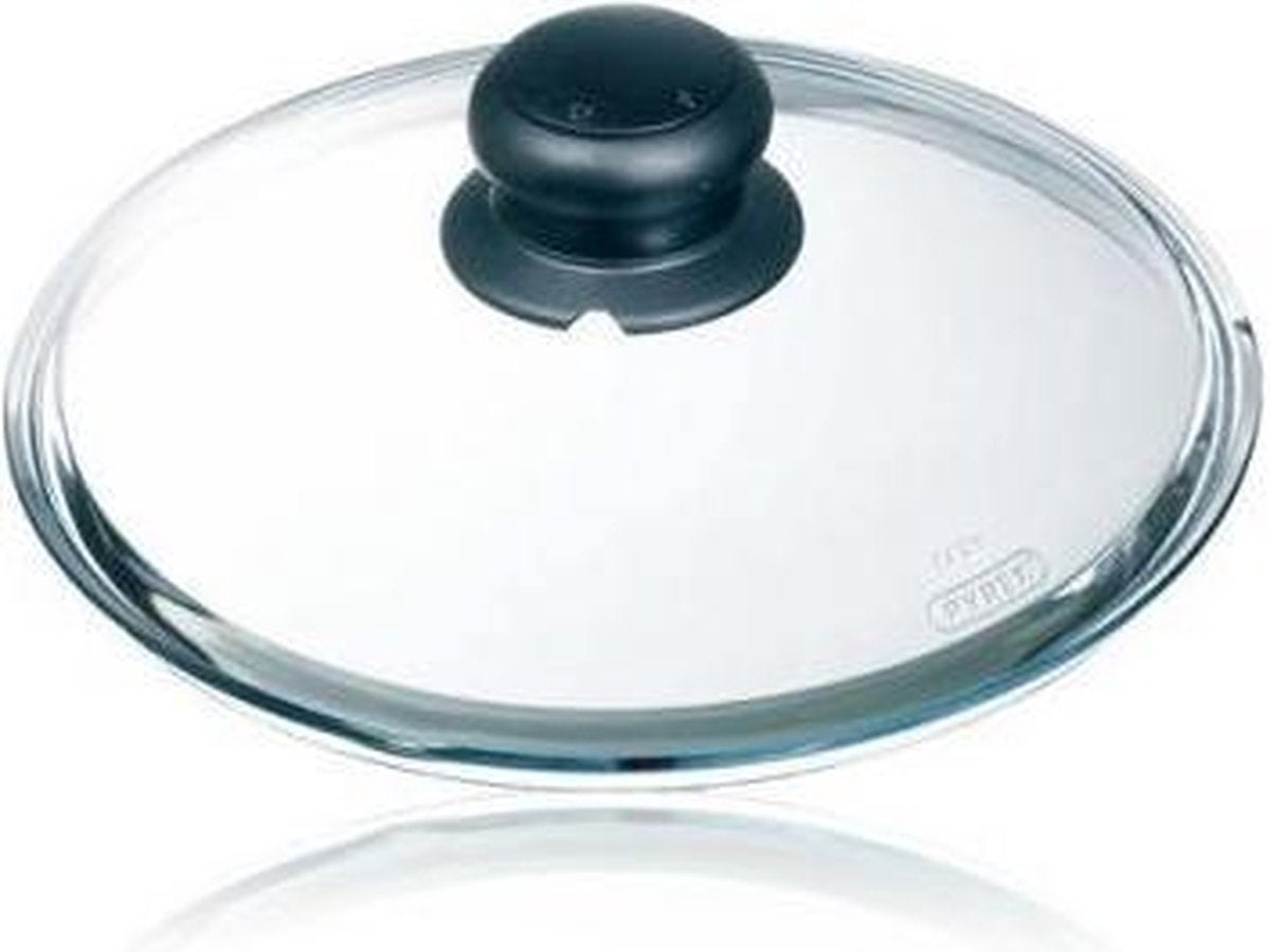 Pyrex deksel met knop 20cm