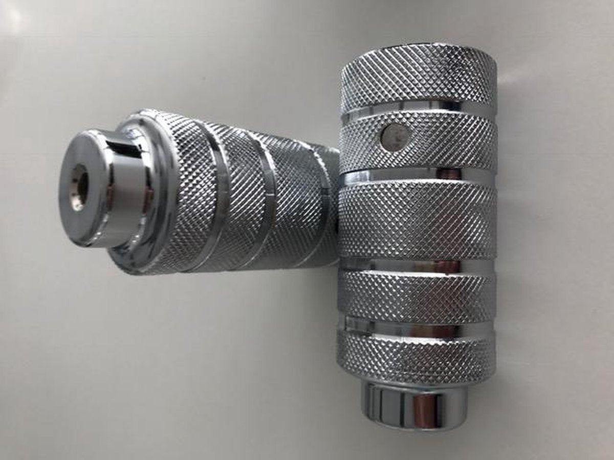 BMX Freestyle Pegs Asverlengers chroom 2 stuks