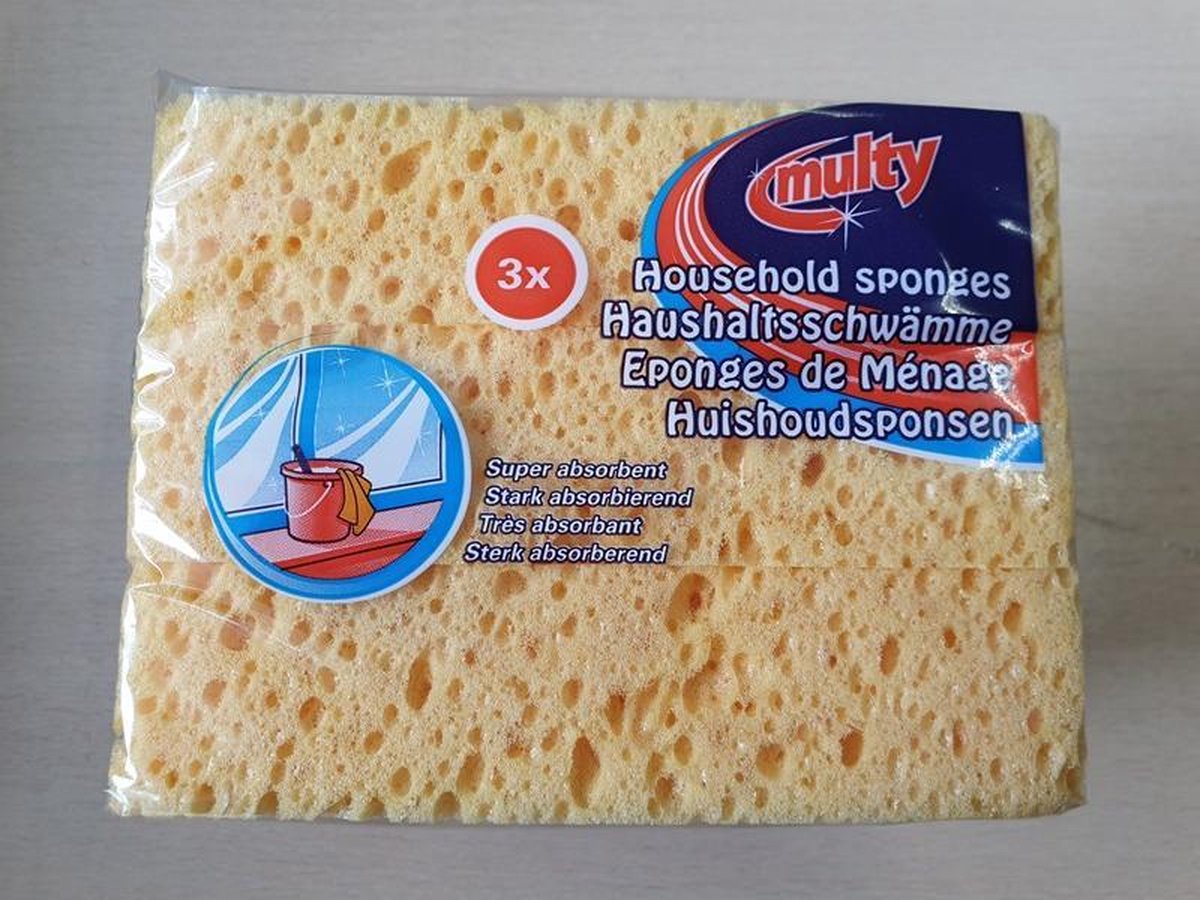 Multy Huishoudspons hydrocel pak a 3st