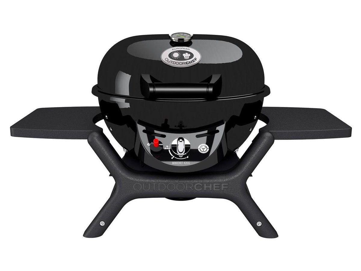 BBQ - Outdoorchef 420 G - Minichef Gasbarbecue - Compact - Zwart
