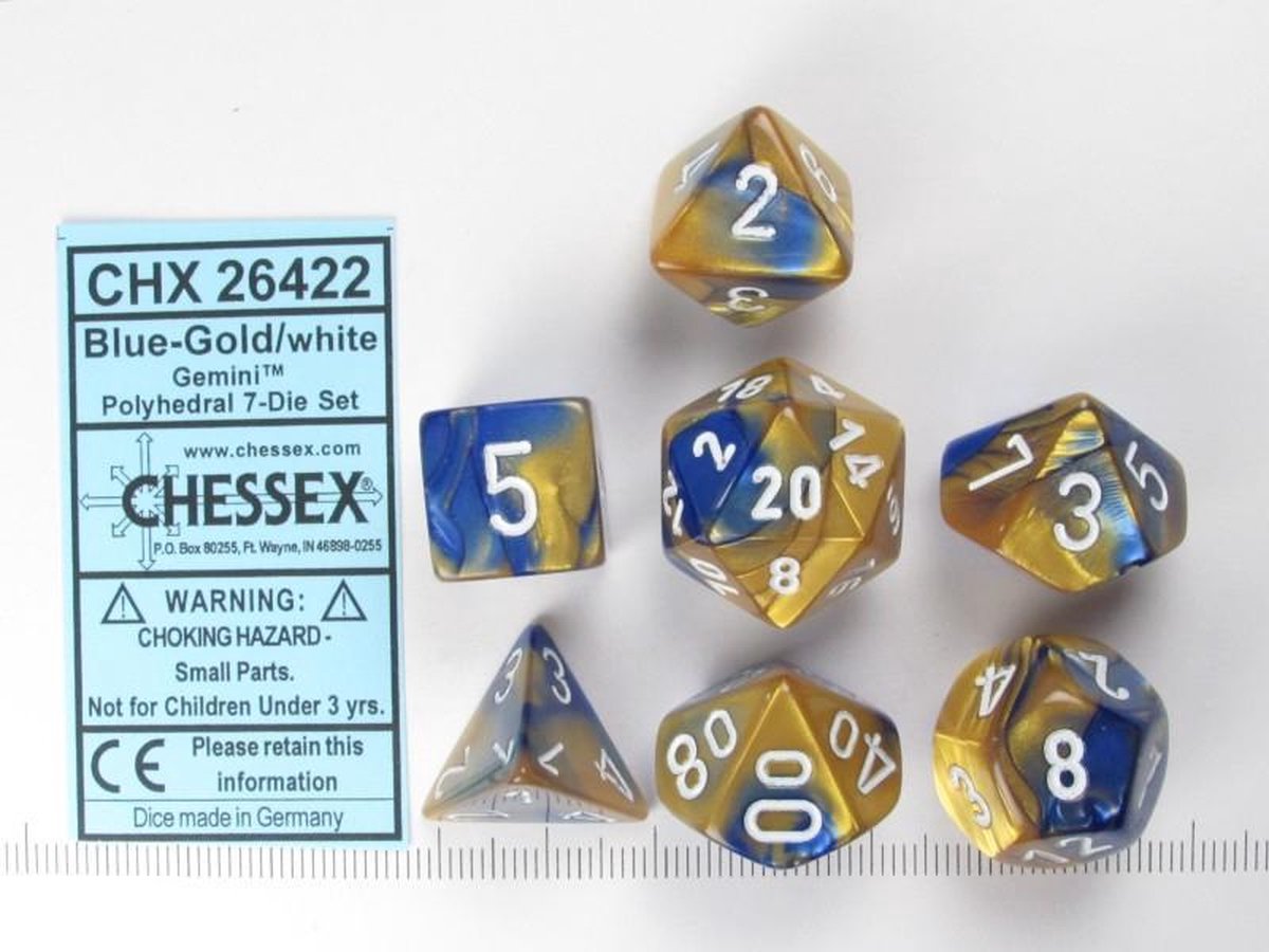Chessex dobbelstenen set