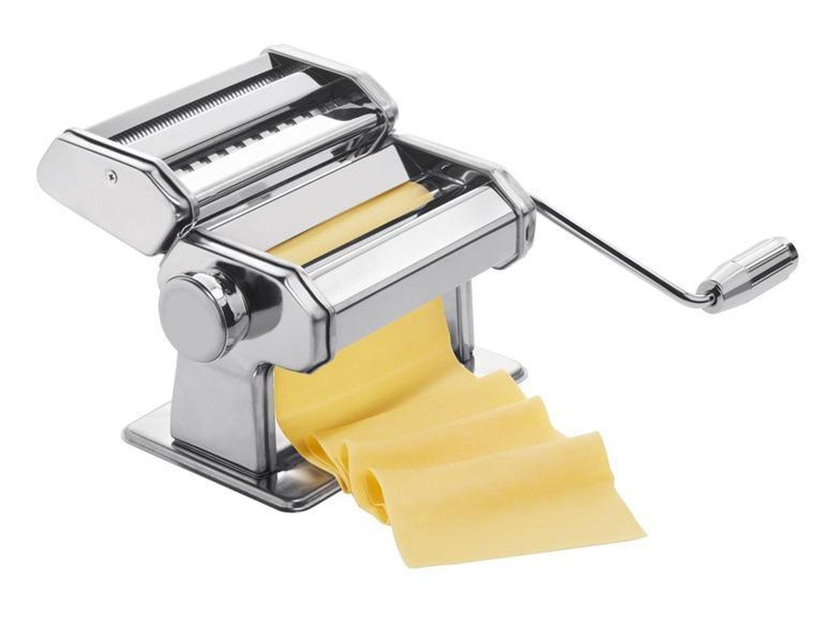 ERNESTO® Pastamachine - Maak eenvoudig verse pasta met deze pastamachine van RVS - Altijd heerlijke