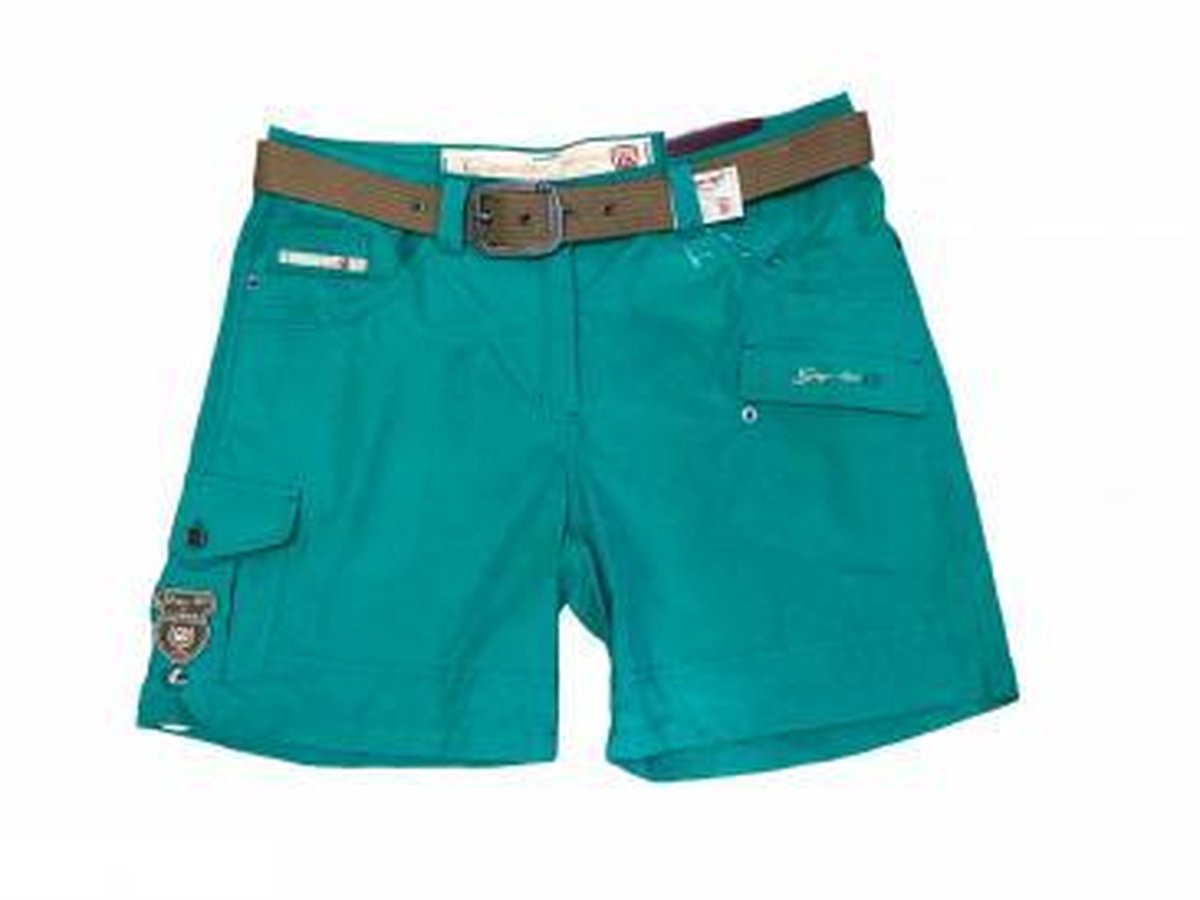 Killtec - Hira - Casual short + riem - Groen - Dames - Maat 40
