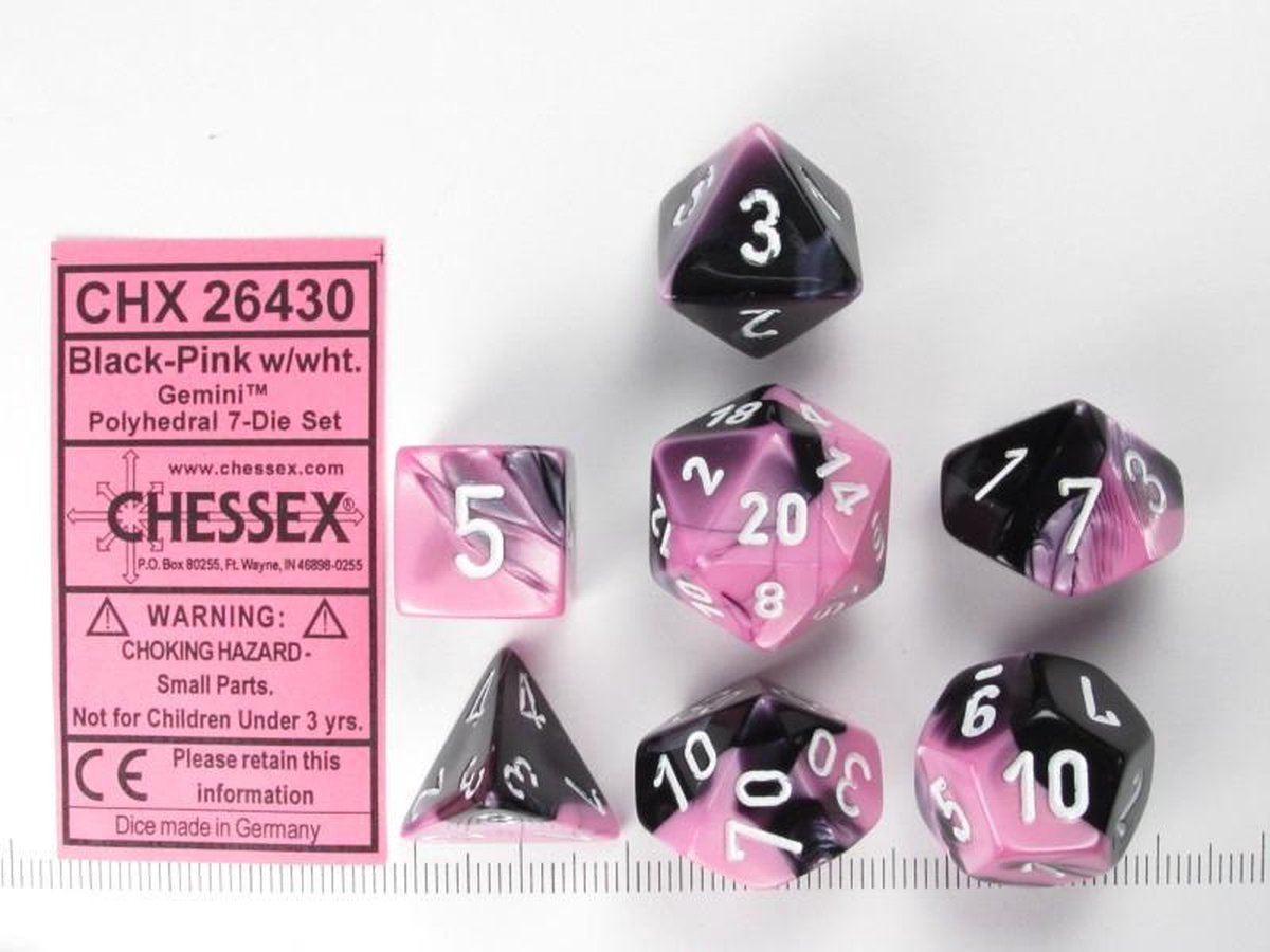 Chessex dobbelstenen set