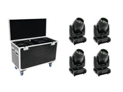 FUTURELIGHT Set 4x DMB-160 LED Moving-Head + Case