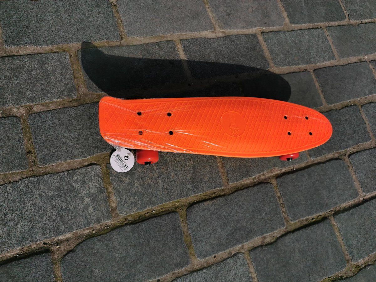Penny Board 55cm Oranje- Rode wielen - 50kg max Skateboard