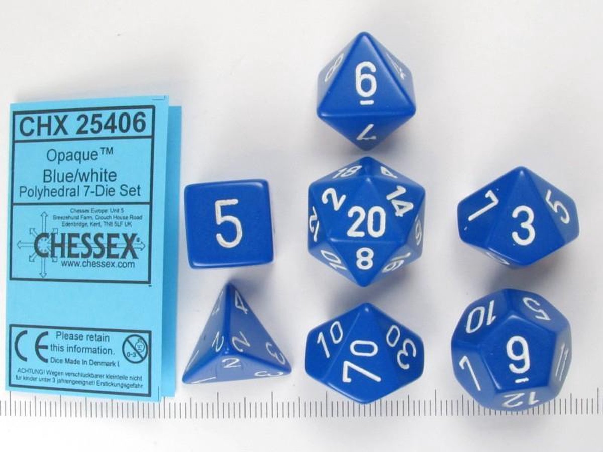 Dungeons & Dragons Dice Set Opaque