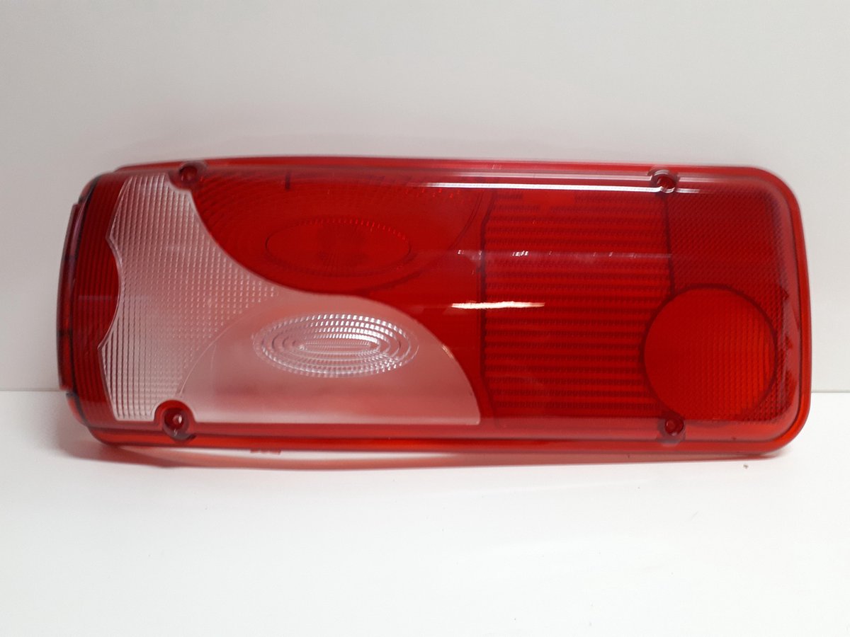 Achterlicht glas (lens) Links Rood/Wit