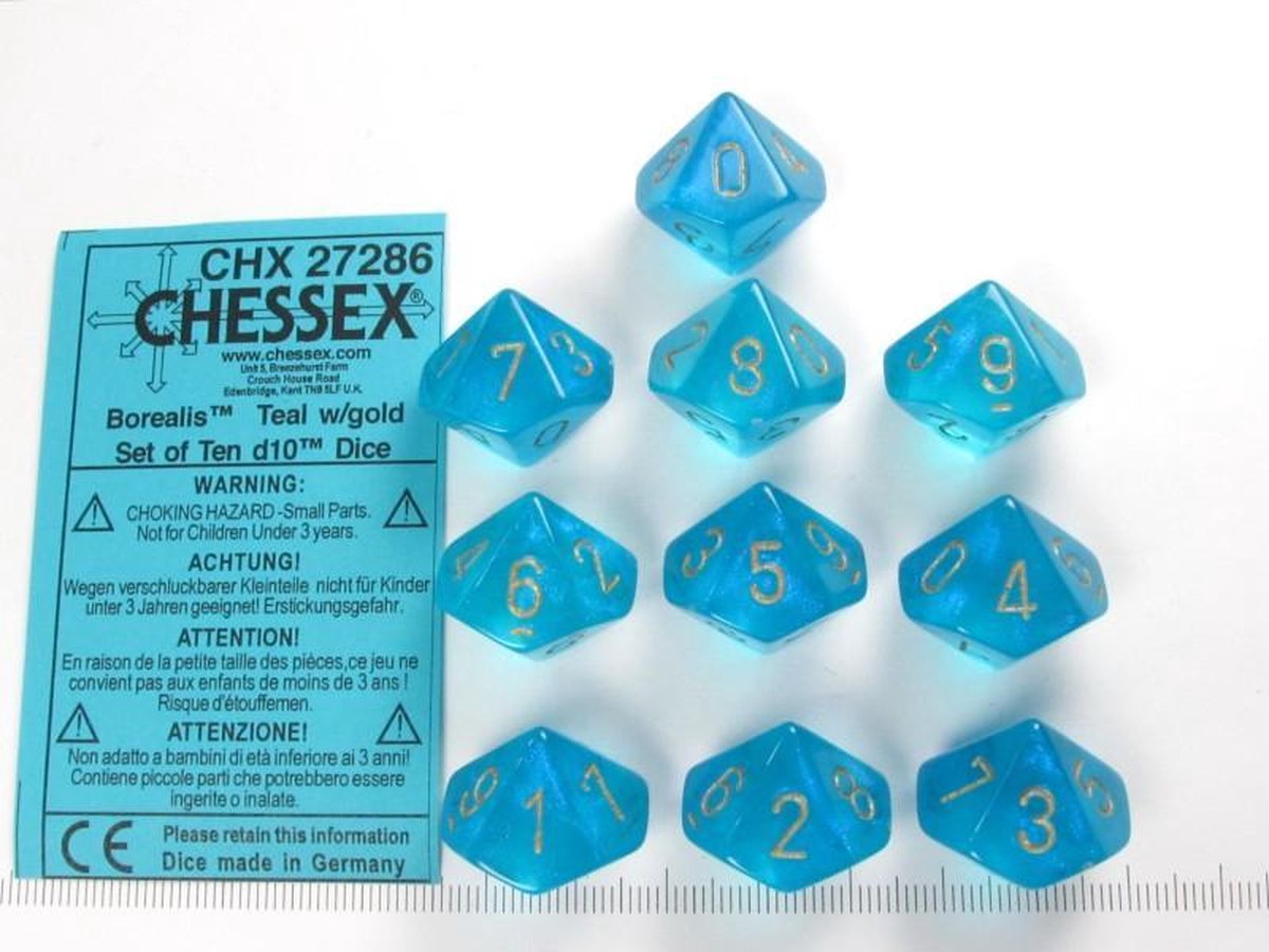 Chessex dobbelstenen set