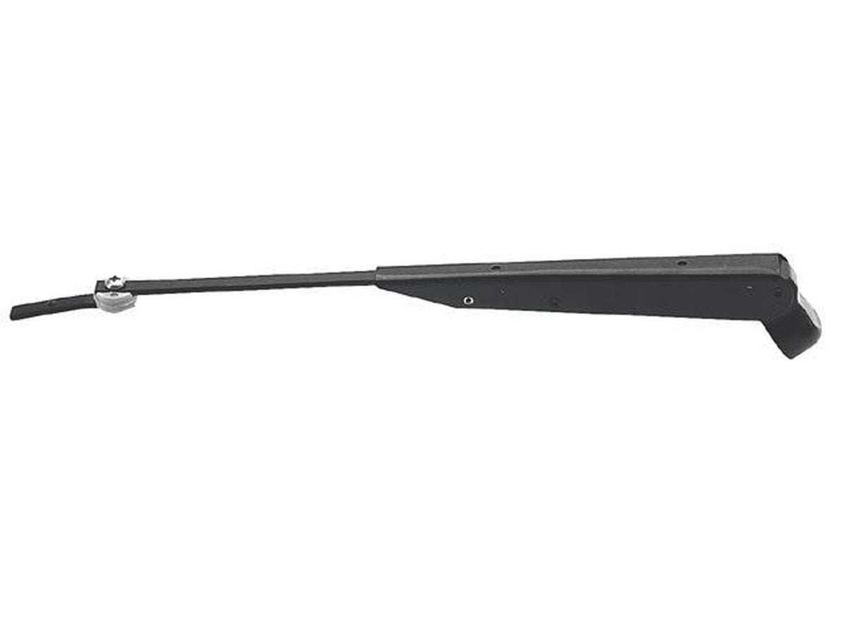 Talamex verstelbare RVS zwarte Ruitenwisserarm 305-457mm