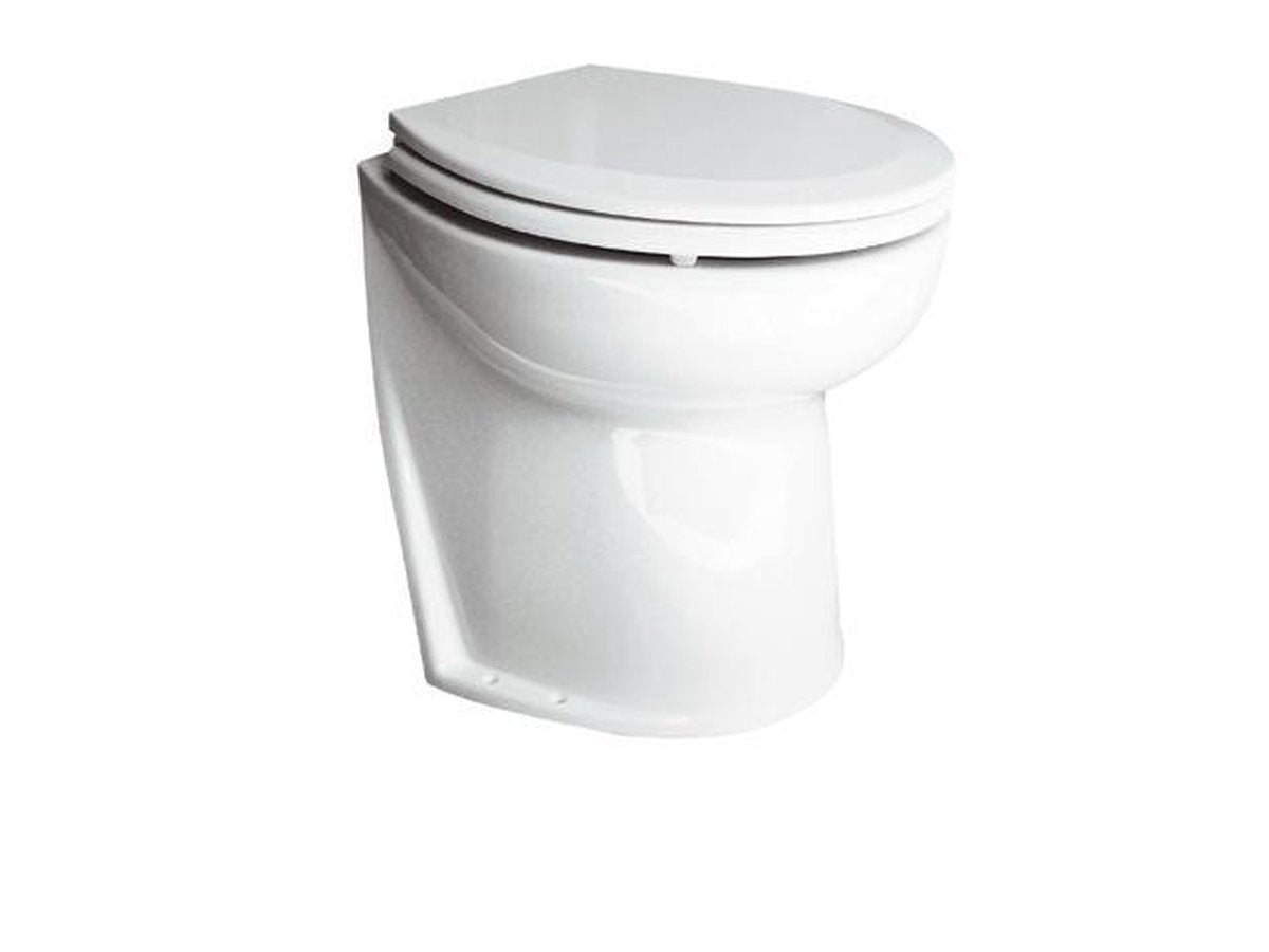 Jabsco "De luxe" electrische toiletten 14" / DELUXE TOILET 12V SOLENOID-ANGLE 1