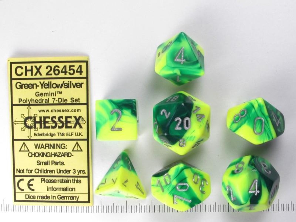 Chessex dobbelstenen set