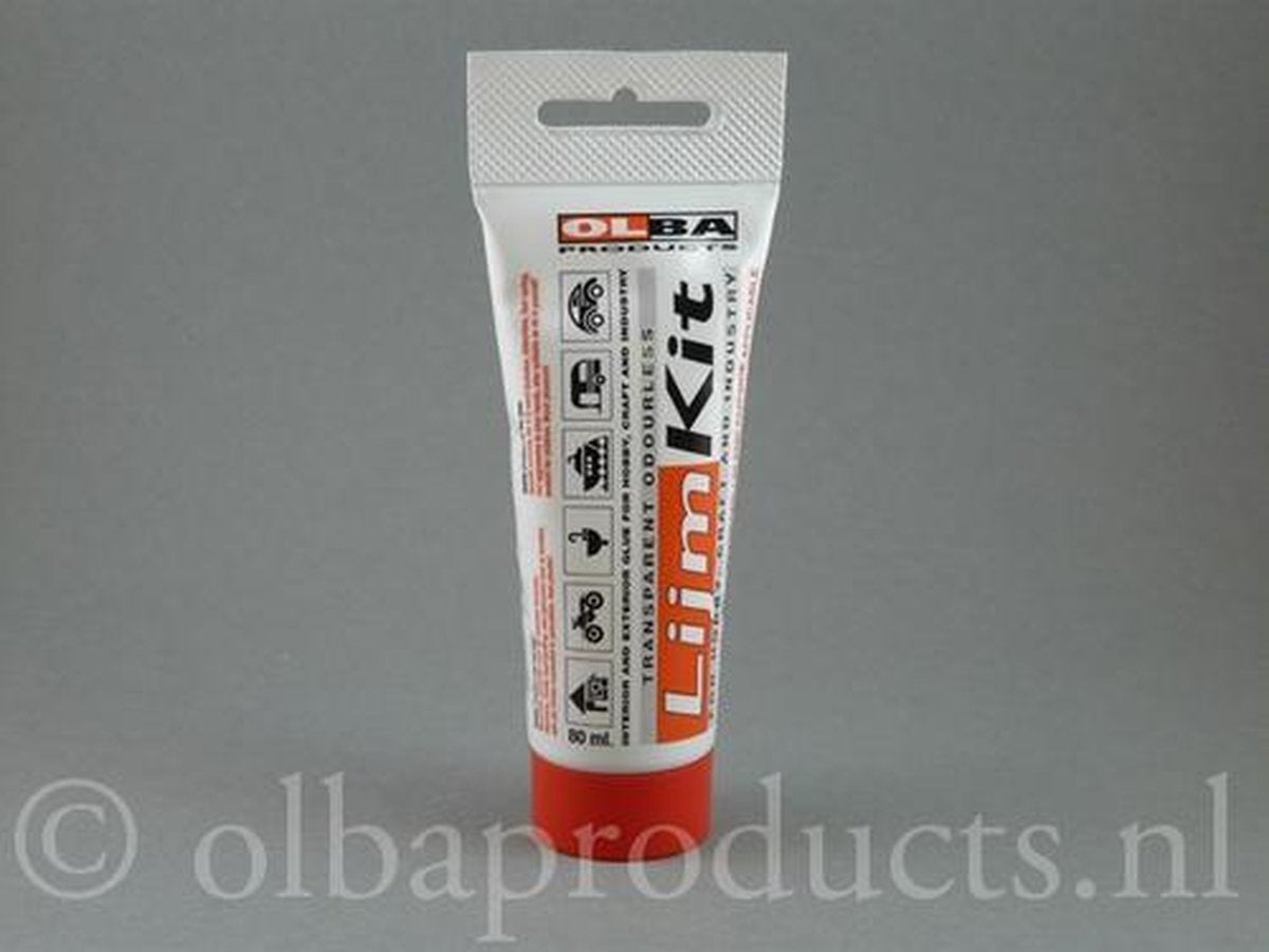 Pinflair- Lijmkit - transparant en overschilderbaar - 80ml