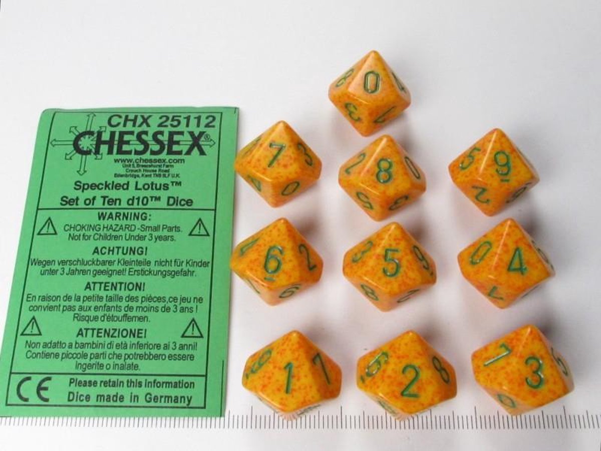 Chessex dobbelstenen set