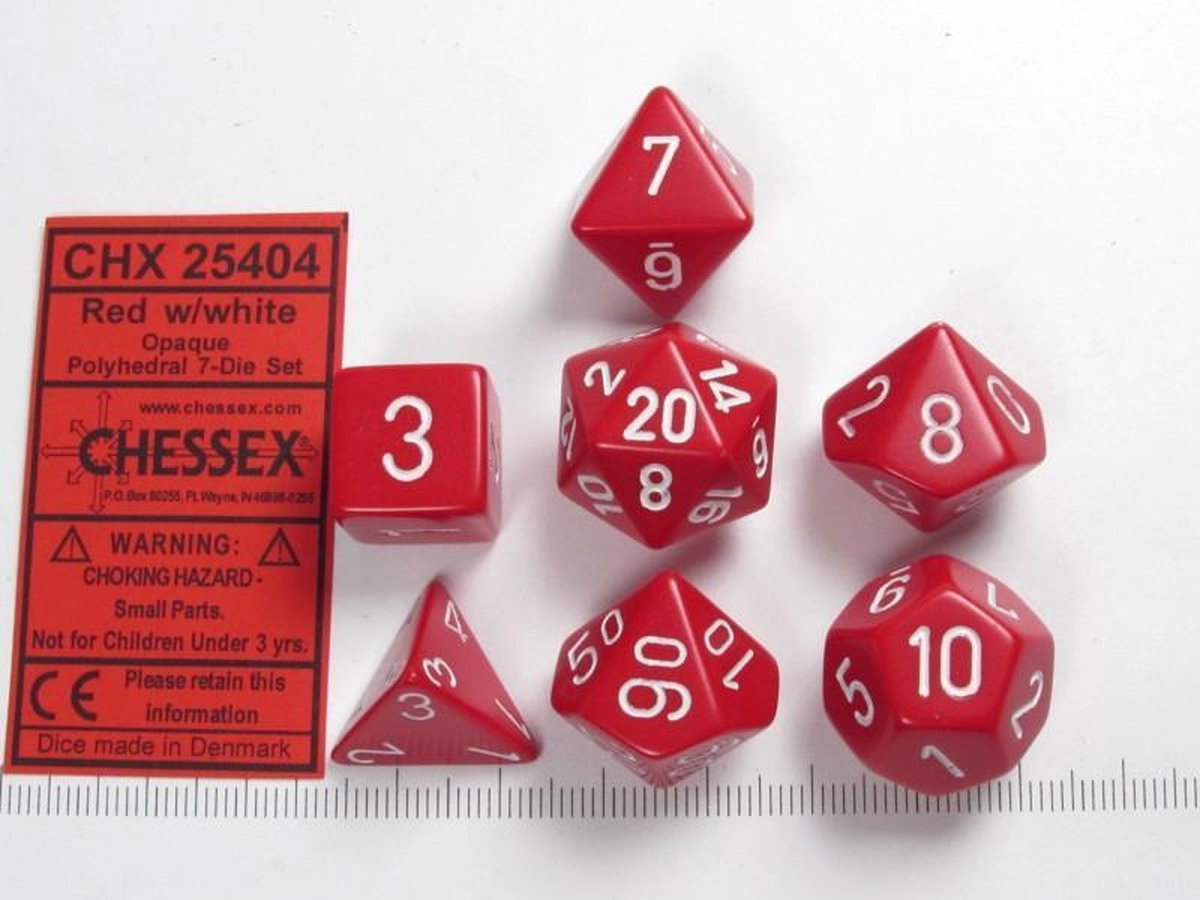 Chessex dobbelstenen set