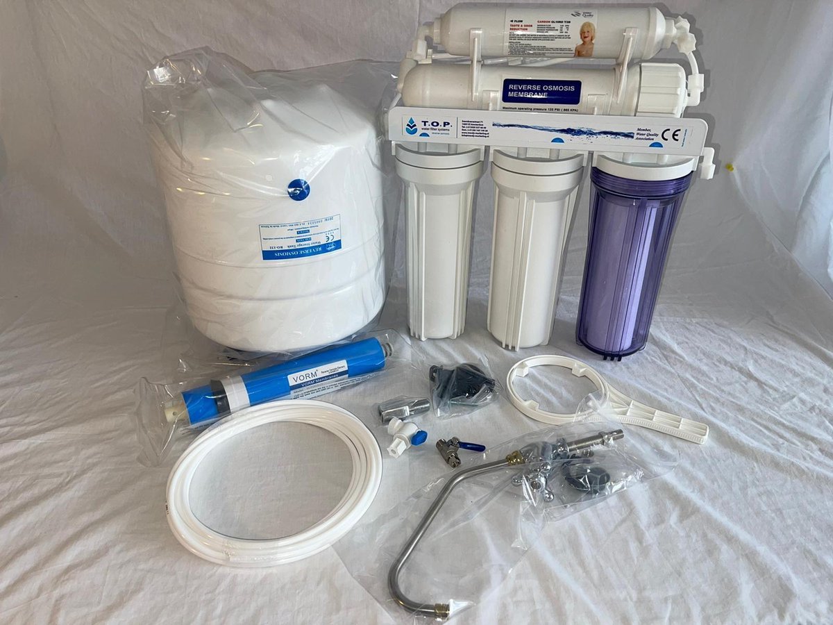 Topwaterfilter systeem Osmose systeem installatie CE-2 Met pomp