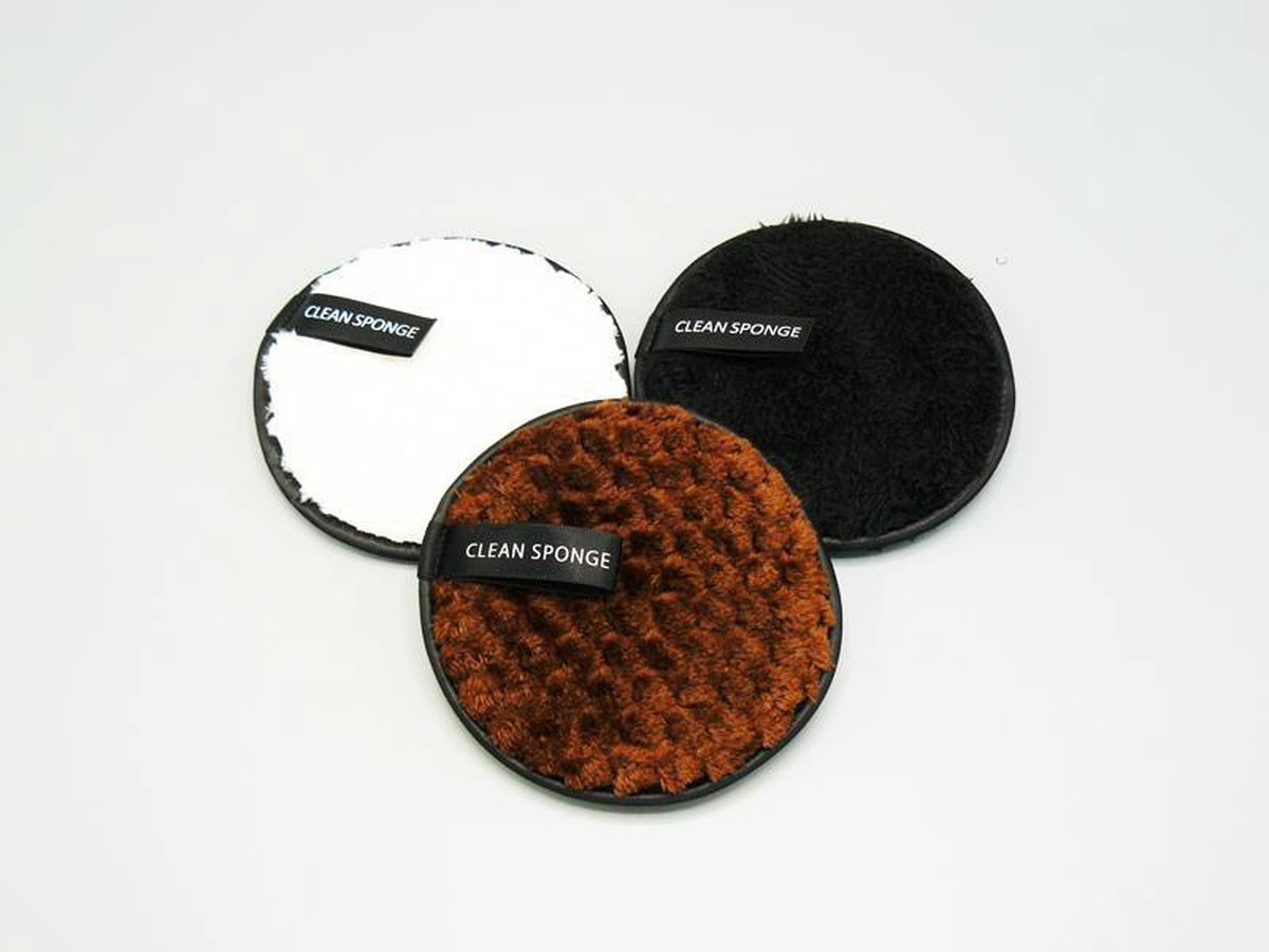 Doodadeals® | Herbruikbare wattenschijfjes XL| 3 stuks | Wasbare Make-up Pads | Herbruikbare Make-up Pads | Wit
