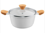 ERNESTO® Aluminium pan 20cm 2 liter - BPA vrij Ideaal voor gezondheidsbewust