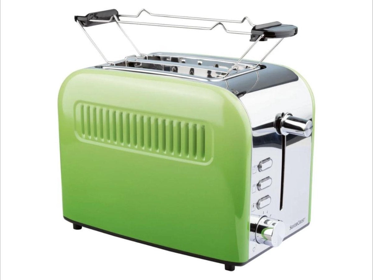SILVERCREST® Broodrooster Groen - 920W - 6 niveaus - Met opzethouder