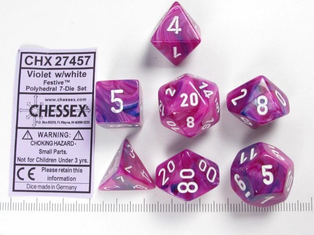 Chessex dobbelstenen set