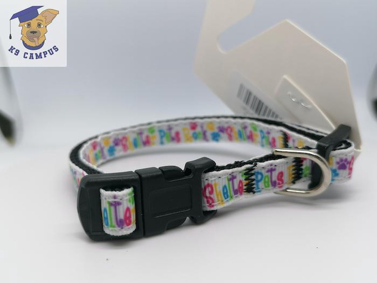 Halsband Shelter Pets Rock: Maat S