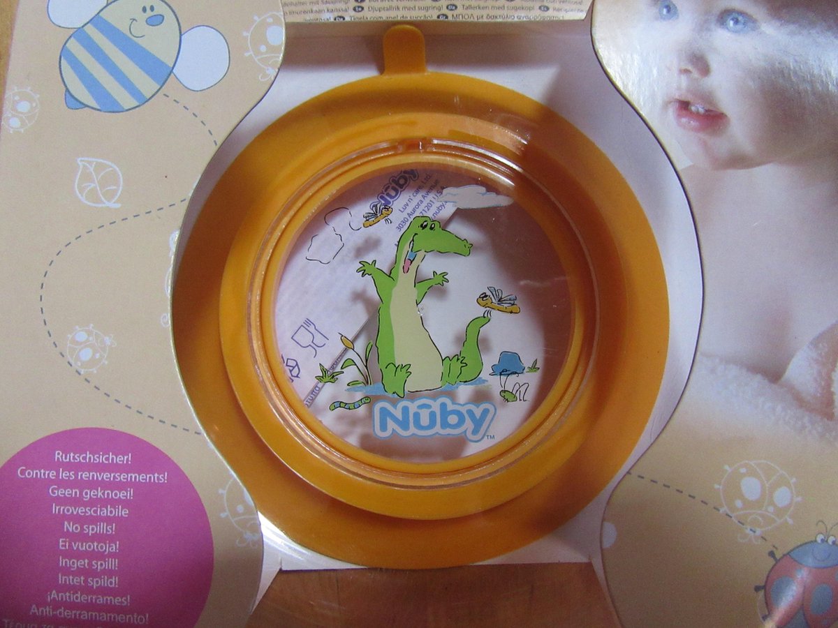 Nuby kom met zuignap Groen
