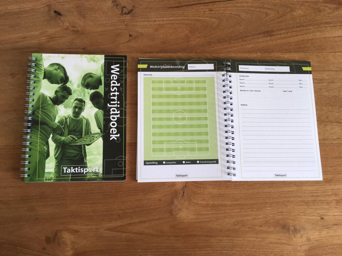 SoccerConcepts Voetbalcompetitieboek - Voetbaltrainer - 116 pagina's - A6