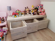 Speeltafel 4 met opbergbakken