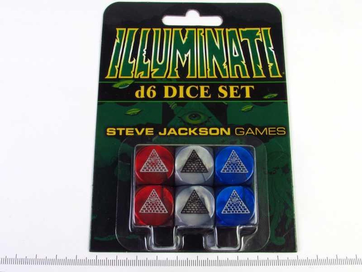 Asmodee Illuminati Dice Set d6 - EN