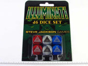 Asmodee Illuminati Dice Set d6 - EN