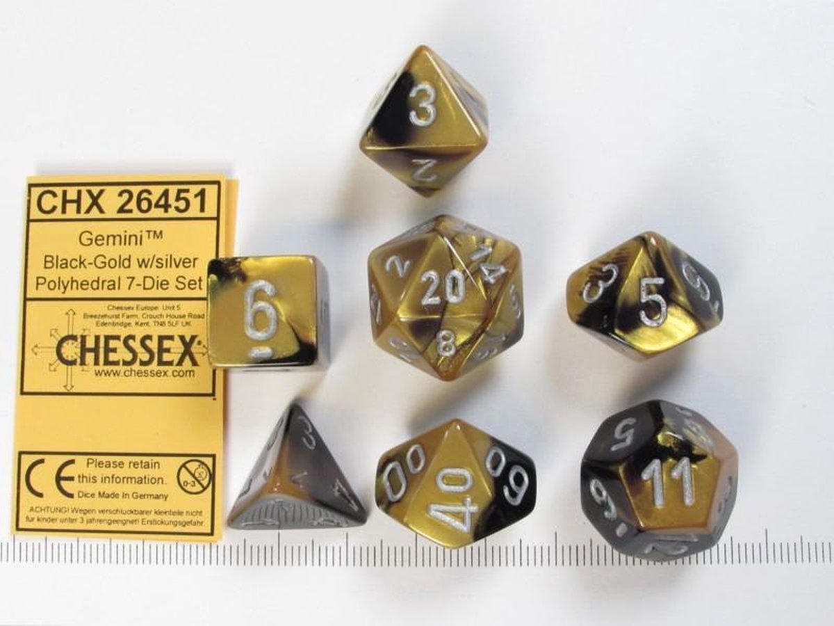 Chessex dobbelstenen set