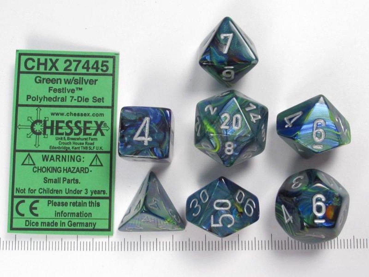 Chessex dobbelstenen set