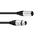 SOMMER CABLE DMX kabel XLR 3pin 3m bk Neutrik