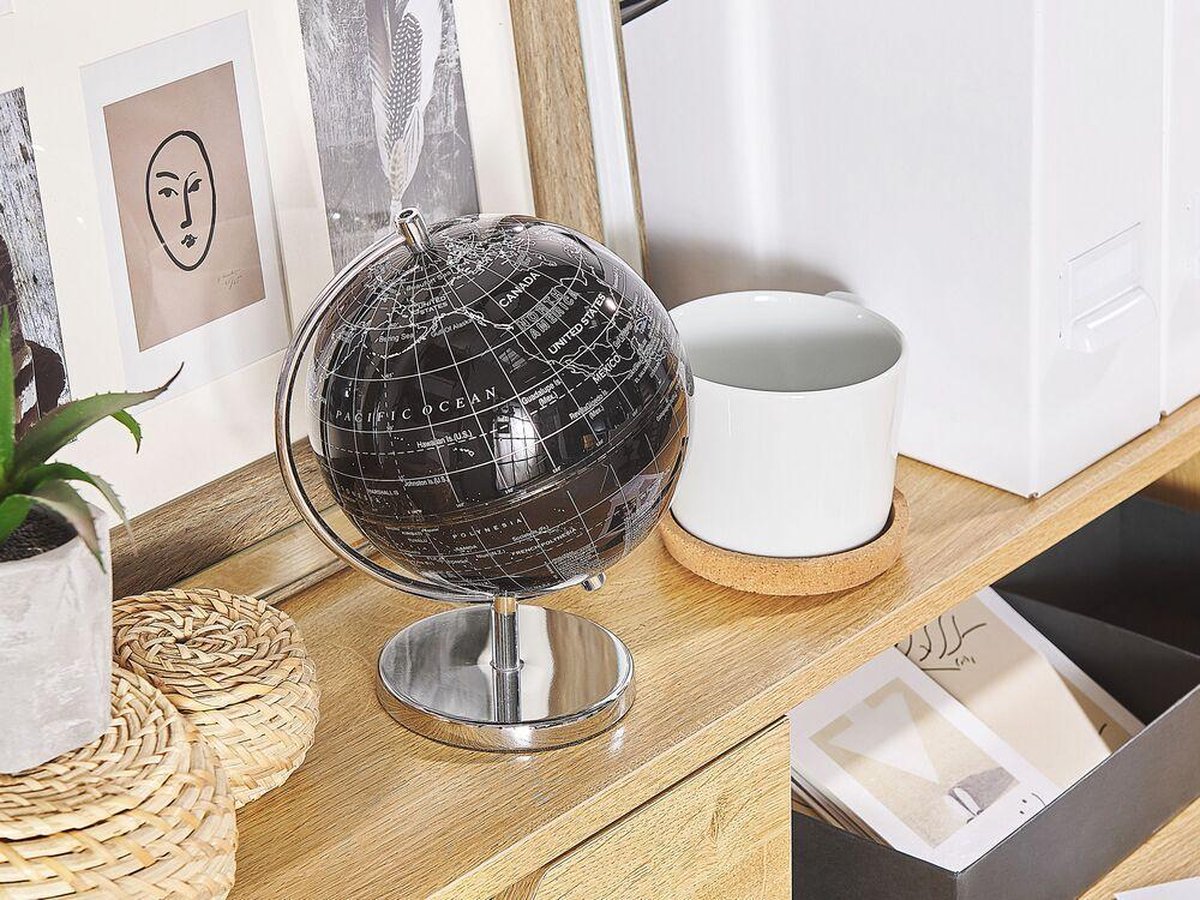 Beliani COOK - Globe - zwart - synthetisch materiaal