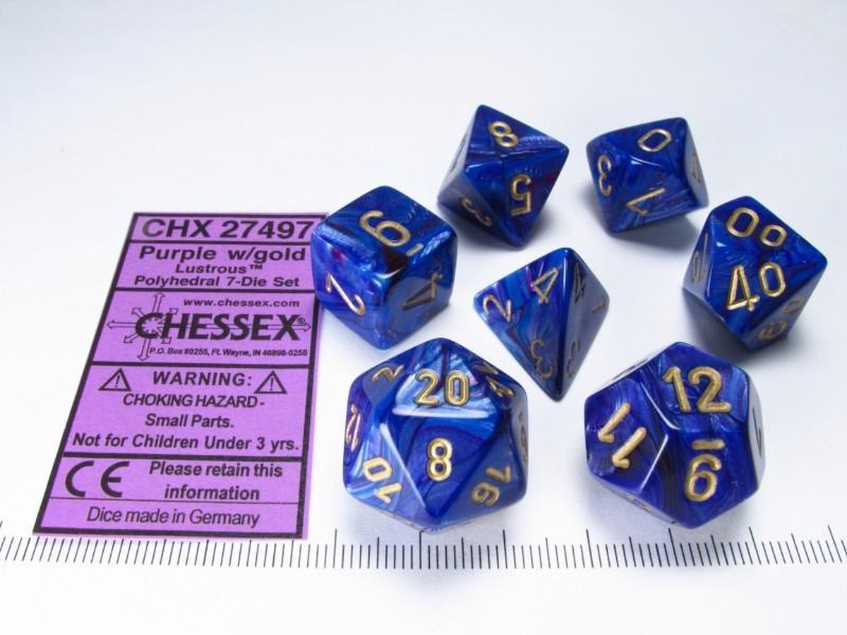 Chessex dobbelstenen set