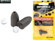 Spro Tungsten Bullet Sinker - 10 gram - matte green