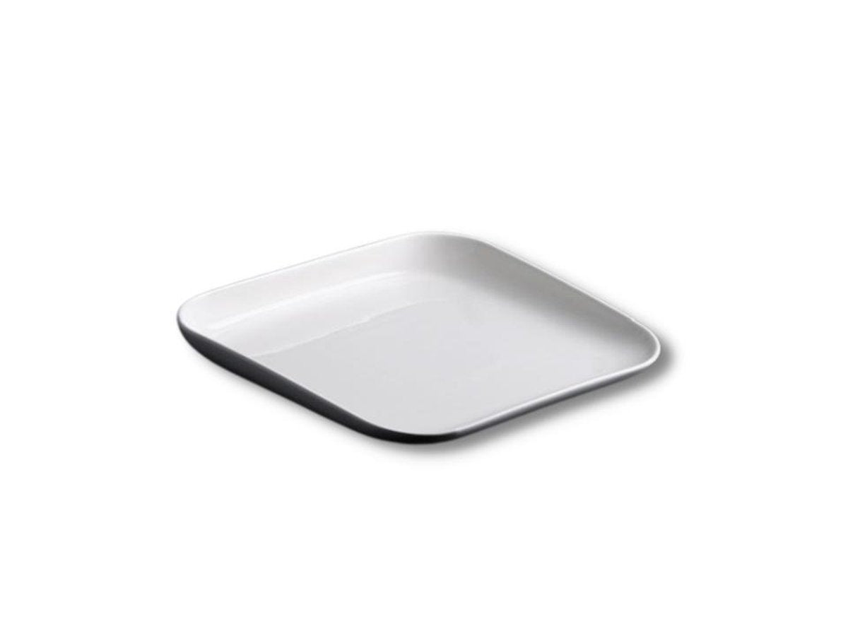 ACR Bianco Perla - Serviesgoed - Serveerschaal - Porcelain - 25 cm - 4 Stuks - Wit
