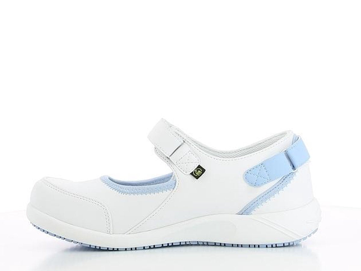 OXYPAS NELIE : Comfortabele ballerina in leder - Maat 41 - Blauw