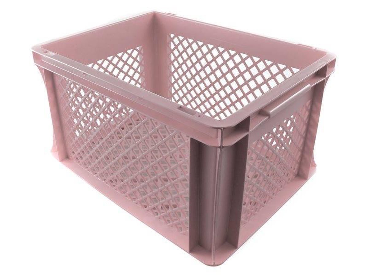 Fietskrat Junior 22L oud roze