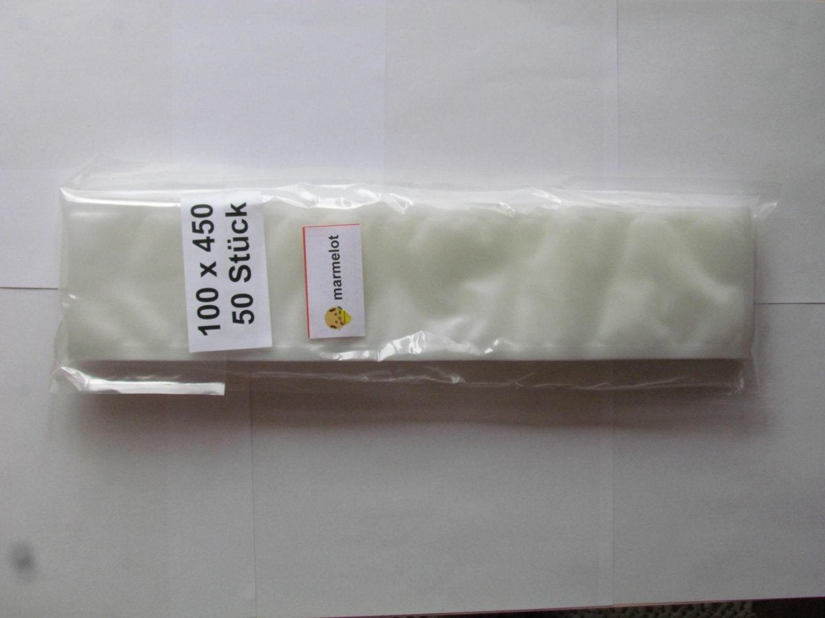 Marmelot Vacuumzakken   10x45 cm 50 stuk met Microstructuur voor alle Merken Vacuum Sealers